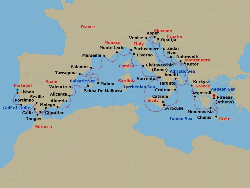 Cruise Map