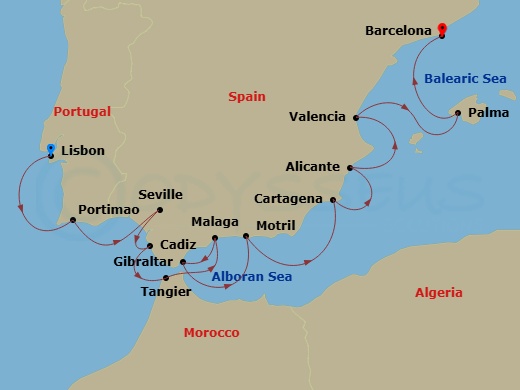 Cruise Map