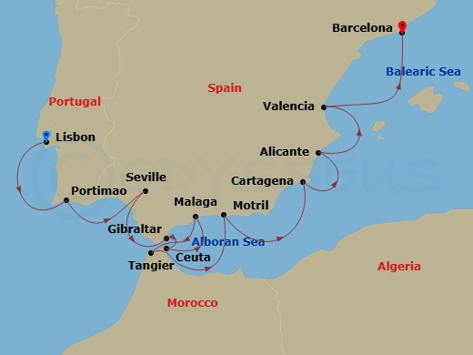 Cruise Map