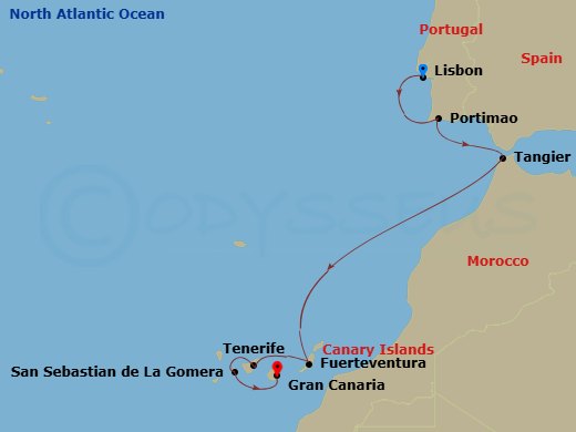 Cruise Map