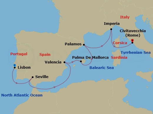 Cruise Map