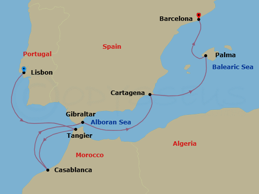 Cruise Map