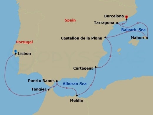 Cruise Map