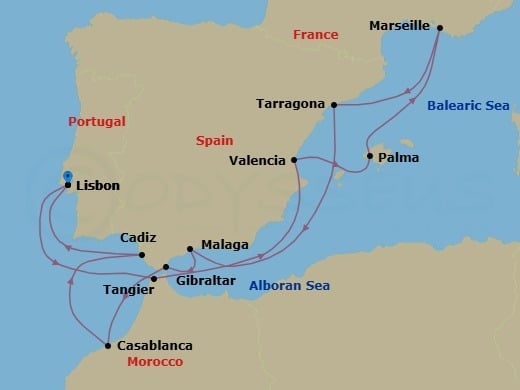 Cruise Map