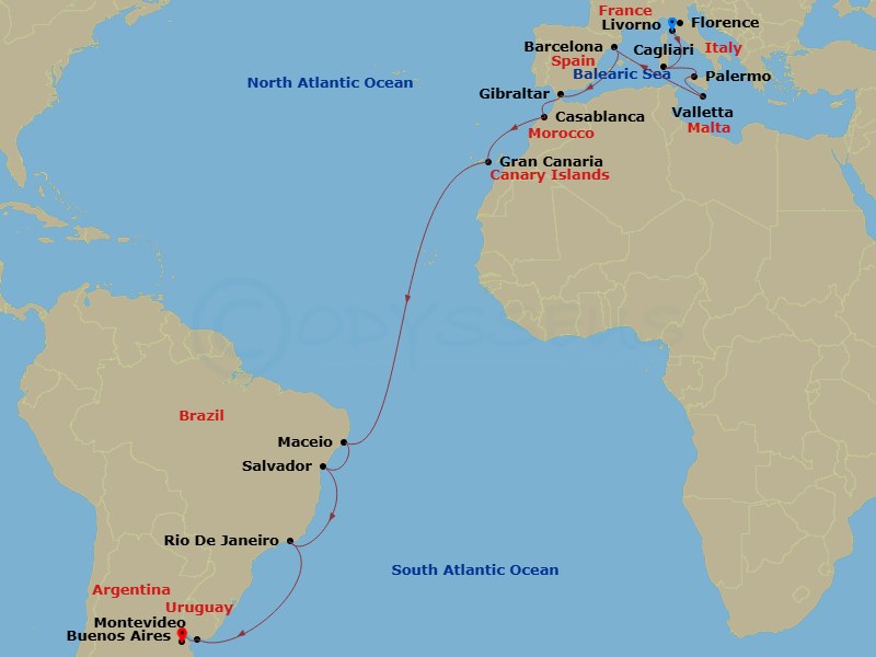 Cruise Map