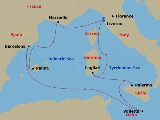 Cruise Map