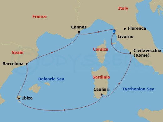 Cruise Map