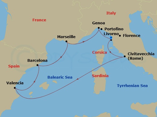 Cruise Map