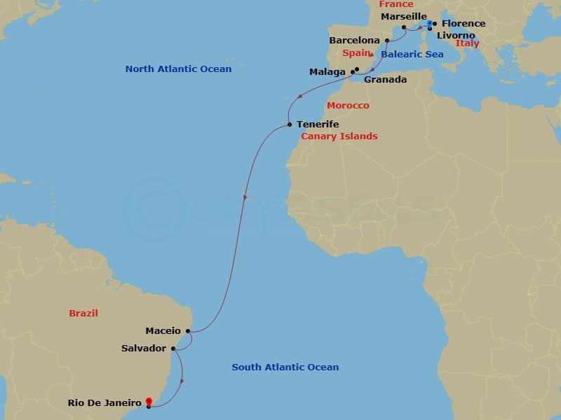 Cruise Map