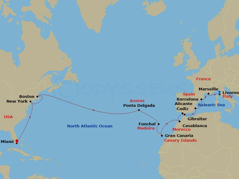 Cruise Map