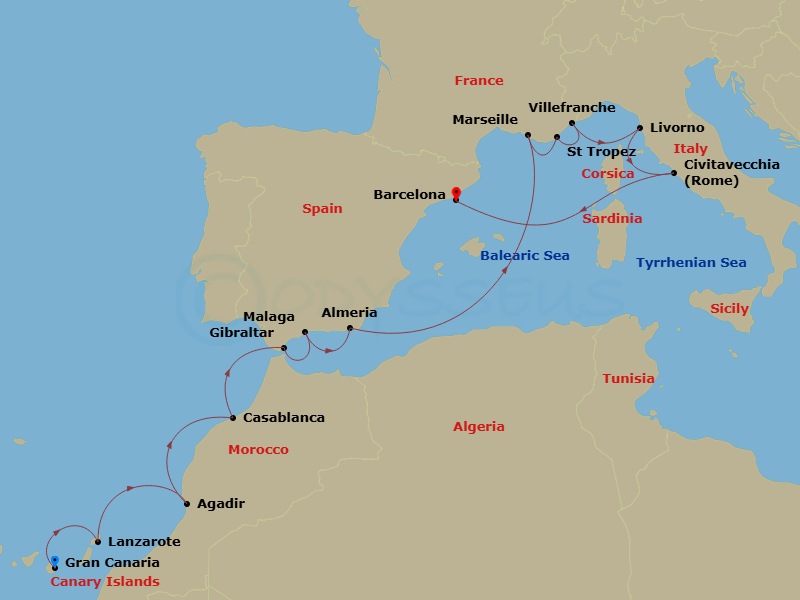 Cruise Map