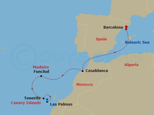 Cruise Map