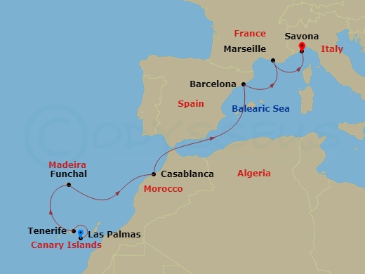 Cruise Map