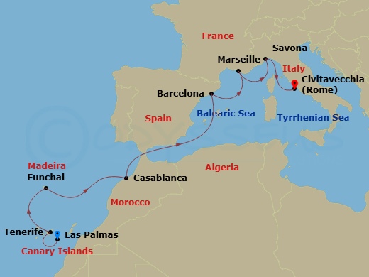 Cruise Map