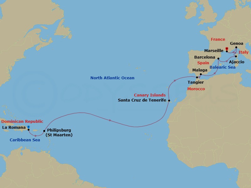 Cruise Map