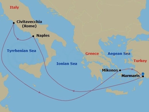 Cruise Map