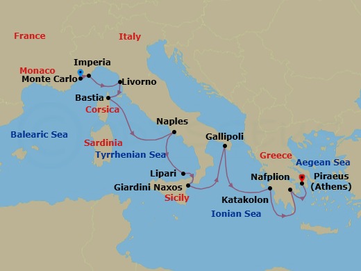 Cruise Map