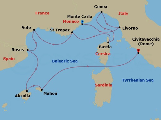 Cruise Map