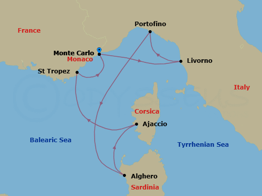 Cruise Map