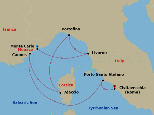 Cruise Map
