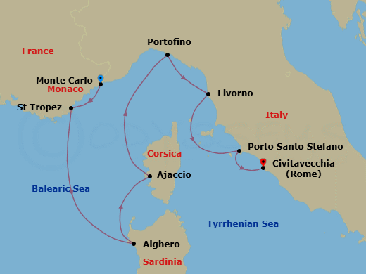 Cruise Map