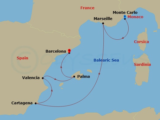 Cruise Map