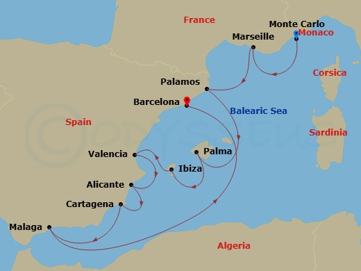 Cruise Map