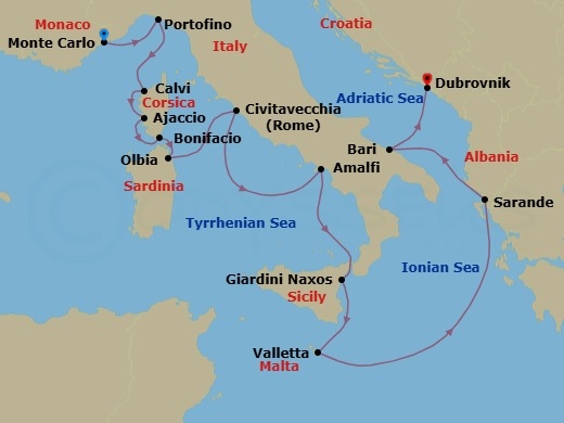 Cruise Map