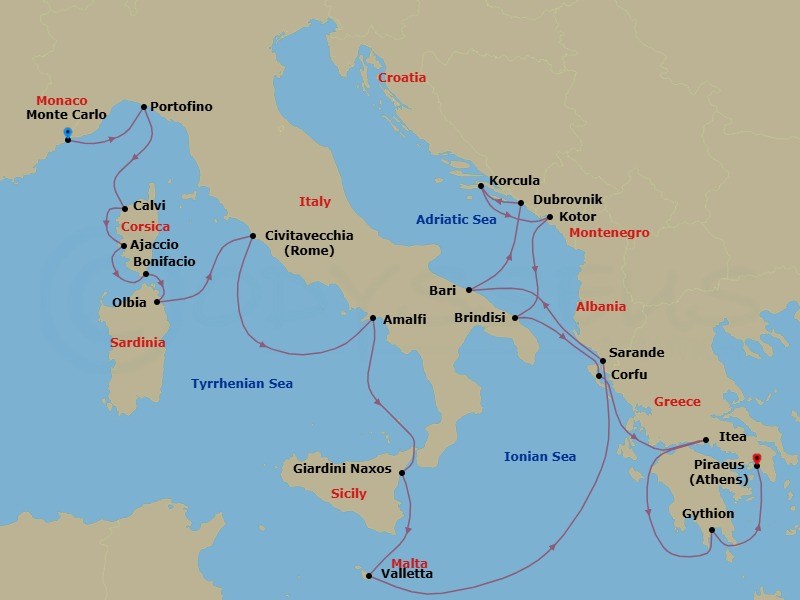 Cruise Map