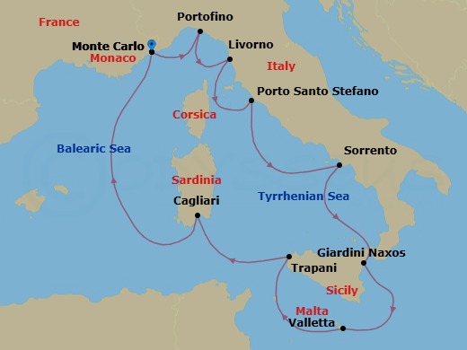 Cruise Map