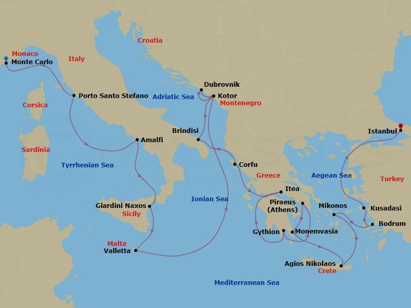 Cruise Map