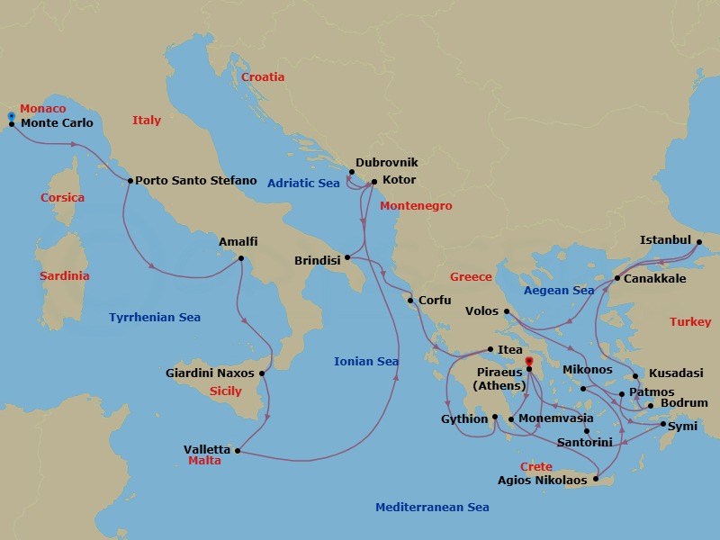 Cruise Map