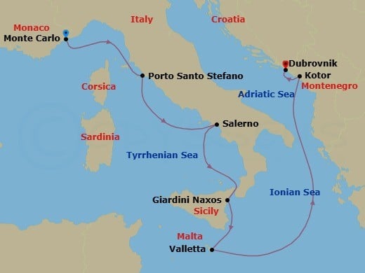 Cruise Map
