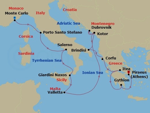 Cruise Map