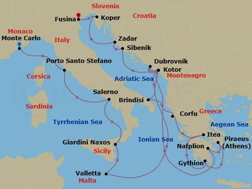 Cruise Map