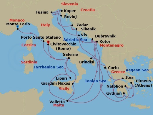 Cruise Map