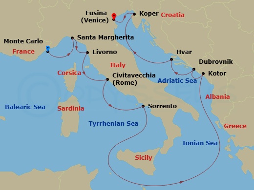Cruise Map