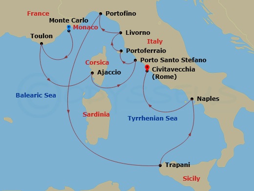 Cruise Map