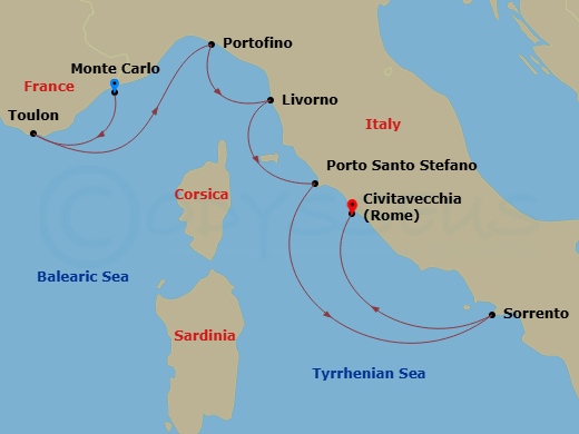 Cruise Map