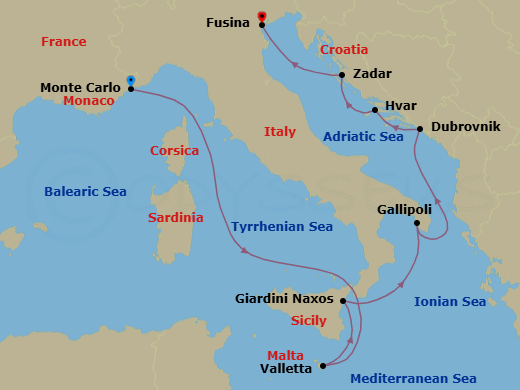 Cruise Map