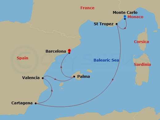 Cruise Map