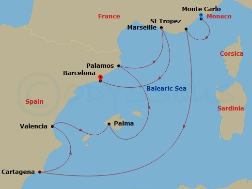 Cruise Map
