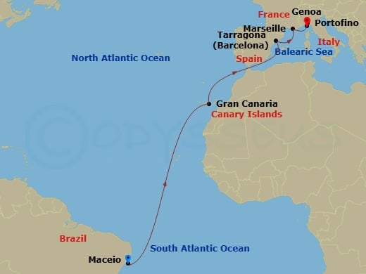 Cruise Map