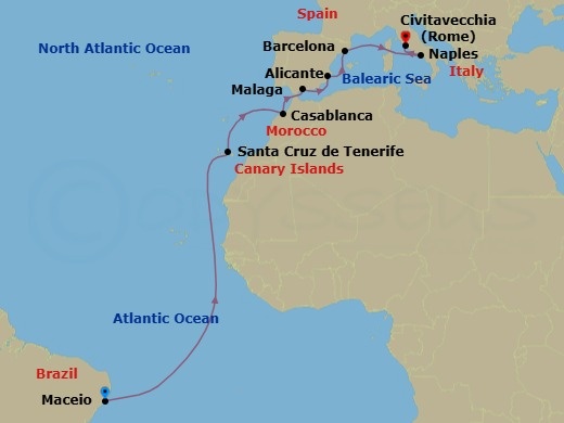 Cruise Map