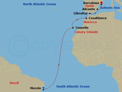 Cruise Map