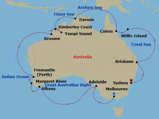 Cruise Map
