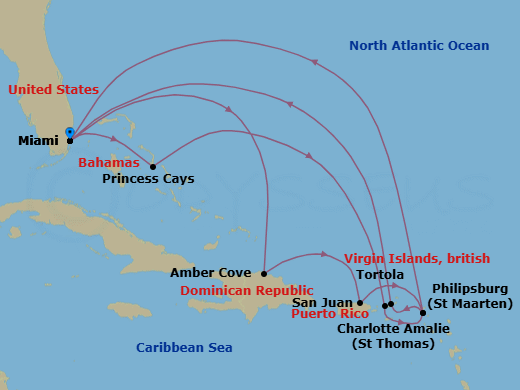 Cruise Map