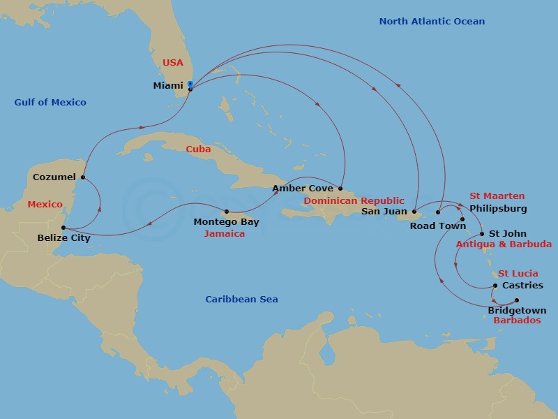 Cruise Map