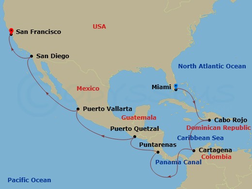 Cruise Map