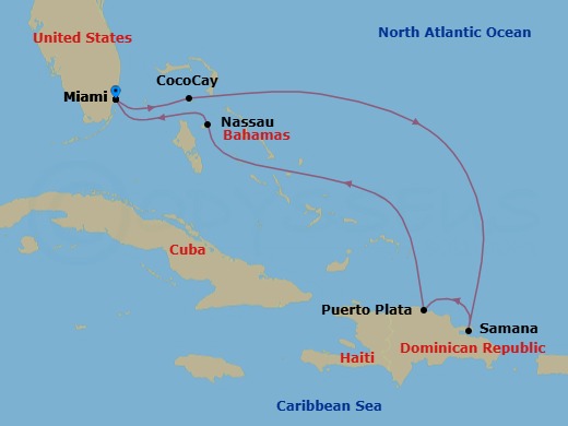 Cruise Map